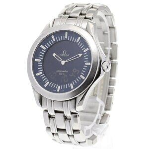 OMEGA Seamaster120 Multi Function 2521.81 Navy Dial Quartz Men's Watch_844112